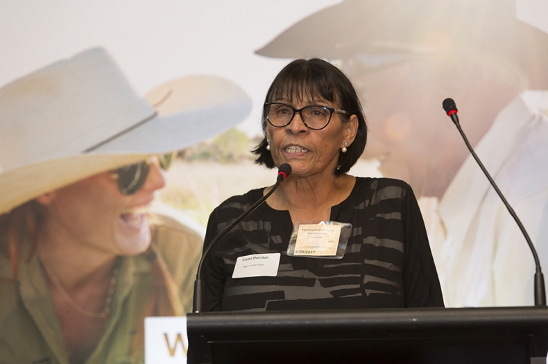 Ngunnawal elder, Aunty Violet Sheridan