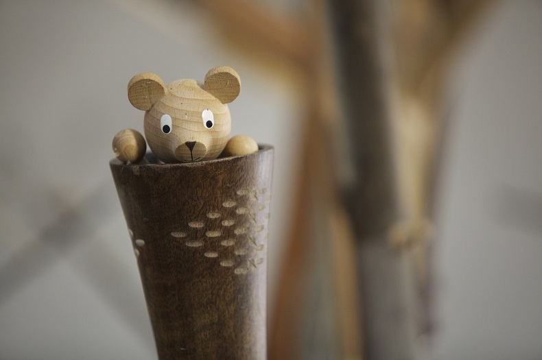 Tree sculpture at the Sustainability Learning Centre