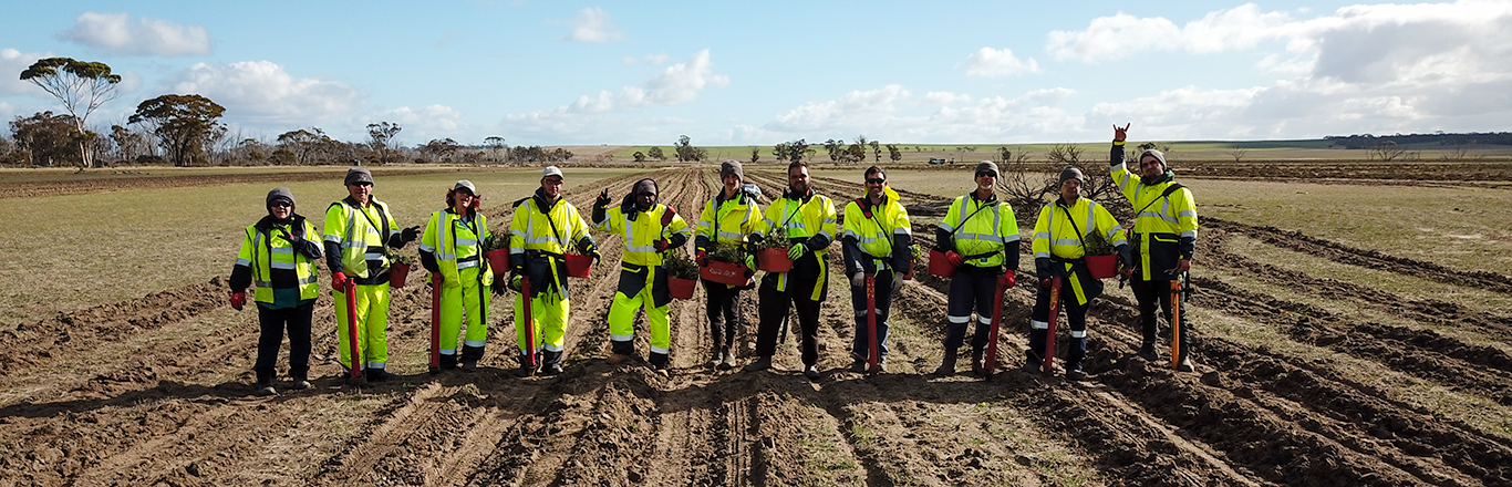 BAC Rangers on site in Katanning, Western Australia.